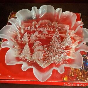 Mikasa A Christmas Story Bon Bon Plate. 9 3/4”